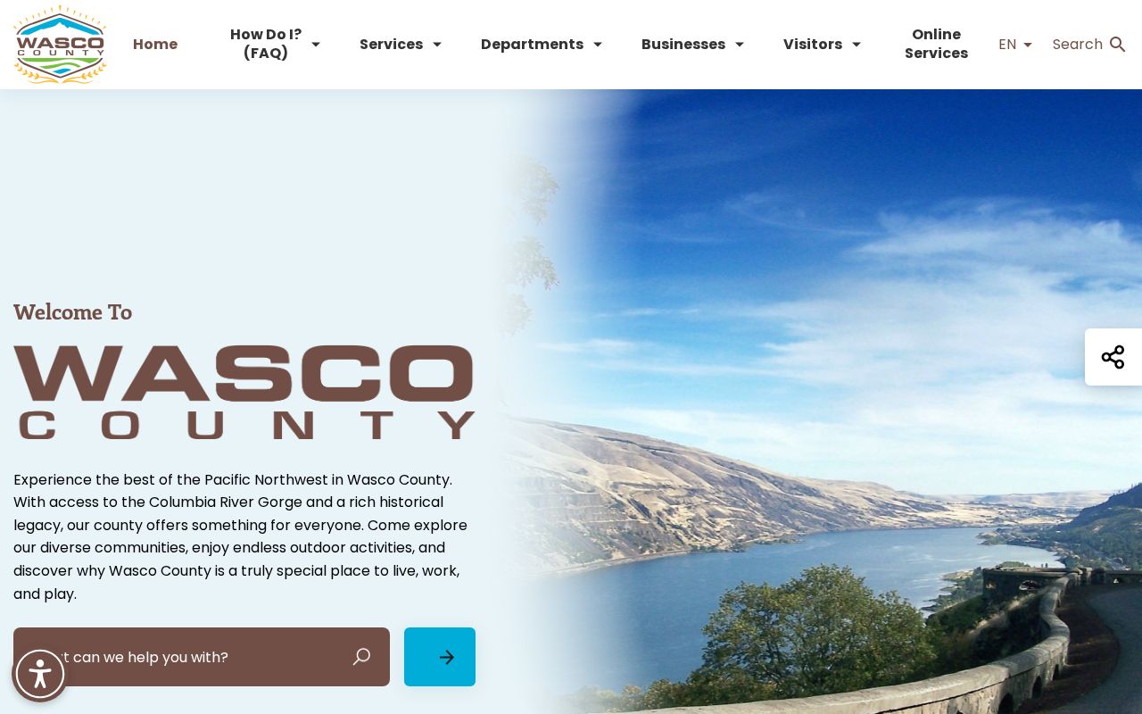 Official Wasco County government website